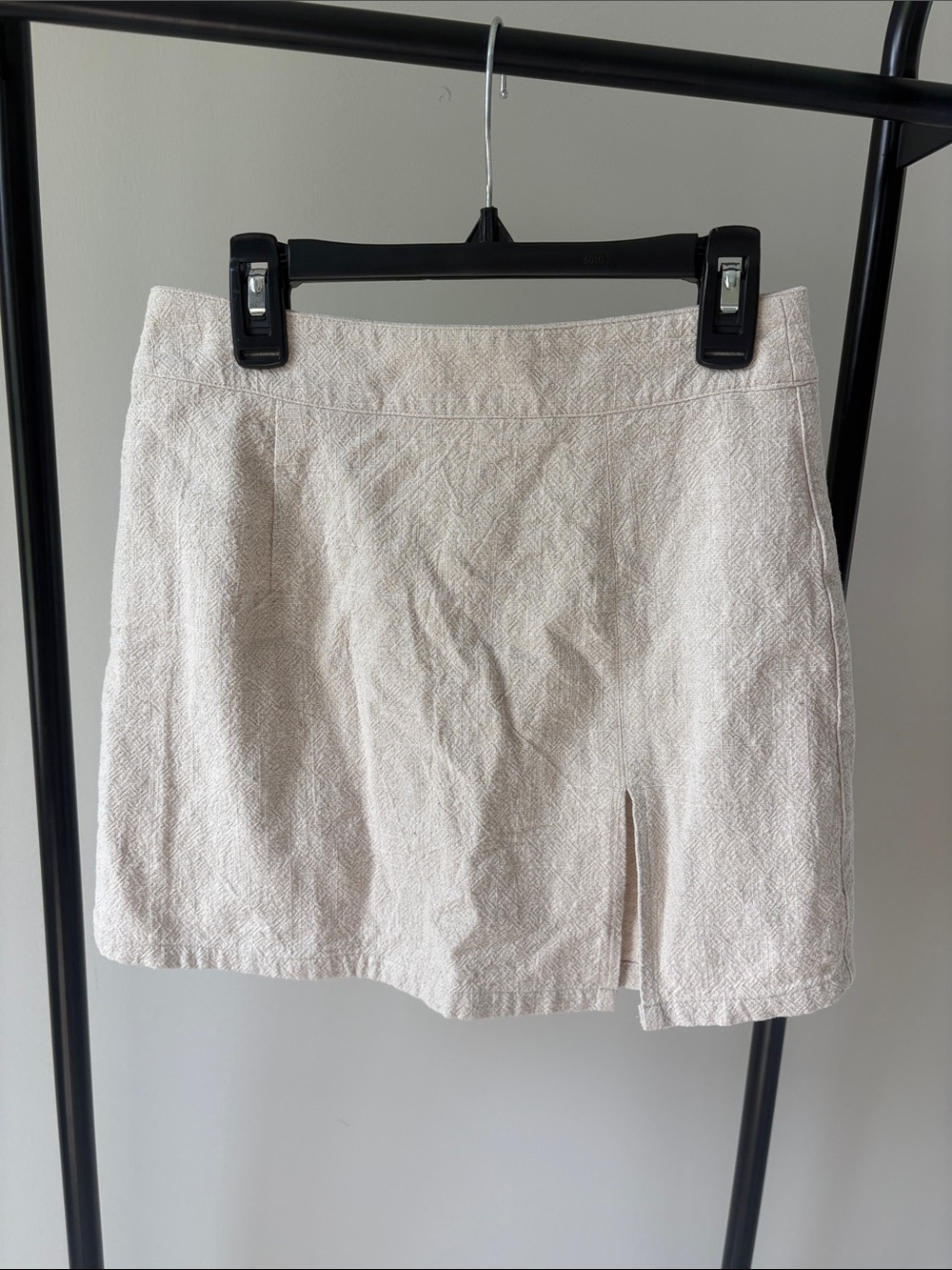 Lioness Lola Linen Mini Skirt in Cream - Picture 1 of 5